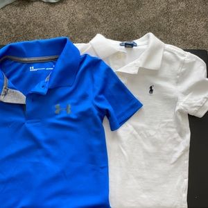 Boy’s sz 5 Polo & Under Armour SS shirts (2)